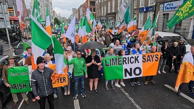 Live limerick protest saturday 14th june 🟩⬜️🟨 Live limerick protest saturday 14th june 🟩⬜️🟨