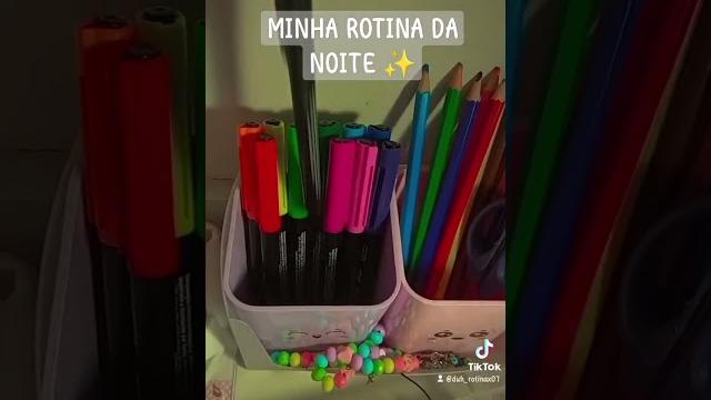 Minha rotina da noite #amovcs Minha rotina da noite #amovcs