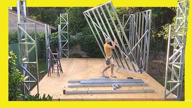How to frame walls steel framing / tiny house 7 x 4,80 drywall How to frame walls steel framing / tiny house 7 x 4,80 drywall