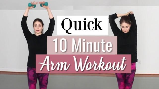 Quick 10 minute at home arm workout | kathryn morgan Quick 10 minute at home arm workout | kathryn morgan