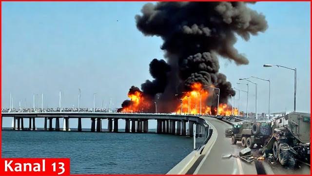 Ukraine's film-like operation to destroy the crimean bridge; this nerves russian authorities Ukraine's film-like operation to destroy the crimean bridge; this nerves russian authorities