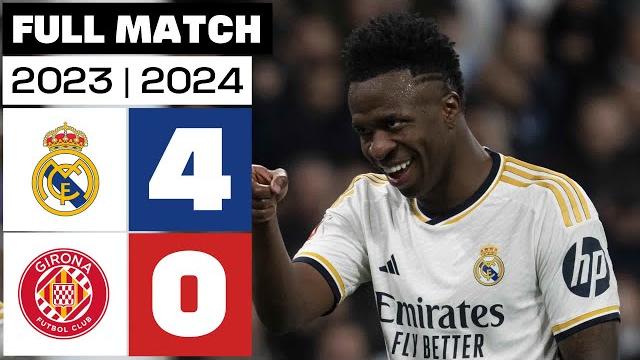 Real madrid 4 - 0 girona fc | full match | laliga ea sports 2023/24 Real madrid 4 - 0 girona fc | full match | laliga ea sports 2023/24