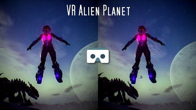 Vr sci-fi 3d video by oniricflow vr: virtual reality space girl lost in space on alien planet Vr sci-fi 3d video by oniricflow vr: virtual reality space girl lost in space on alien planet