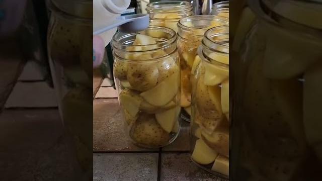 Amish canning potatoes! #food #diy #homemade Amish canning potatoes! #food #diy #homemade