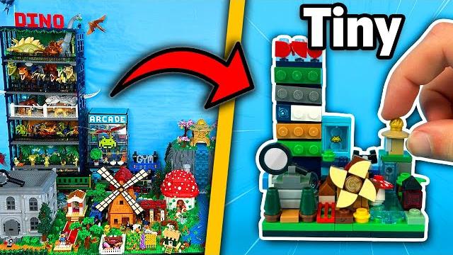 I made my lego city 100x smaller... I made my lego city 100x smaller...