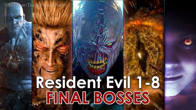 Evolution of final bosses in main resident evil games (2002-2021) Evolution of final bosses in main resident evil games (2002-2021)