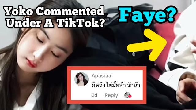 Yoko sweet comment under fans tiktok Yoko sweet comment under fans tiktok