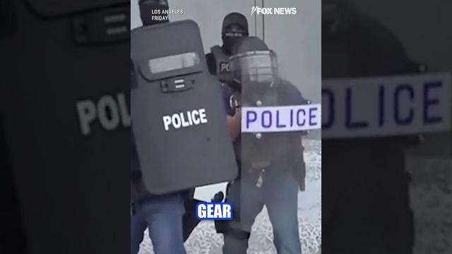 Chaos in la: shocking footage shows violent protests against ice #foxnews #news #shorts Chaos in la: shocking footage shows violent protests against ice #foxnews #news #shorts