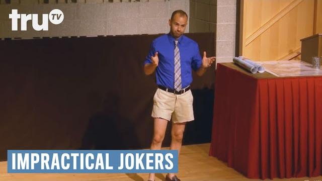 Impractical jokers - lower body hazing (punishment) | trutv Impractical jokers - lower body hazing (punishment) | trutv