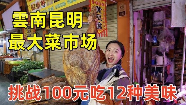 100元逛吃雲南昆明最大菜市場,品嘗12種特色美食,享受菜市天花板級別服務!food tour in the biggest market of yunnan, china. 100元逛吃雲南昆明最大菜市場,品嘗12種特色美食,享受菜市天花板級別服務!food tour in the biggest market of yunnan, china.