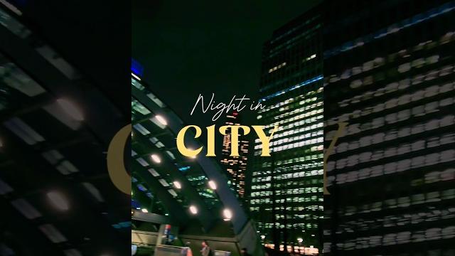 Futuristic london at night | driverless train & canary wharf lights #visituk #visitengland Futuristic london at night | driverless train & canary wharf lights #visituk #visitengland