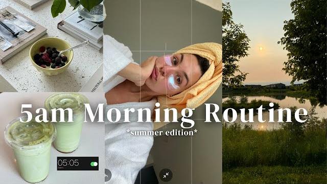 5am summer morning routine | becoming a 5am girl, realistic daily routine, my goals for june 5am summer morning routine | becoming a 5am girl, realistic daily routine, my goals for june