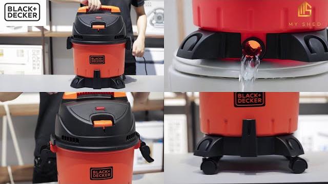Black & decker bdwd15-xd 1400w 15 litre multifunction vacuum cleaner with standard accessories Black & decker bdwd15-xd 1400w 15 litre multifunction vacuum cleaner with standard accessories