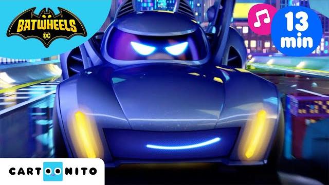Batwheels - компилация | запознай се със злодеите | cartoonito | музикални видеа за деца Batwheels - компилация | запознай се със злодеите | cartoonito | музикални видеа за деца