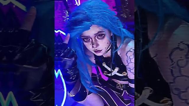 金克丝的含义 就是金克丝 笨! cos ooc致歉 jinx 金克丝的含义 就是金克丝 笨! cos ooc致歉 jinx