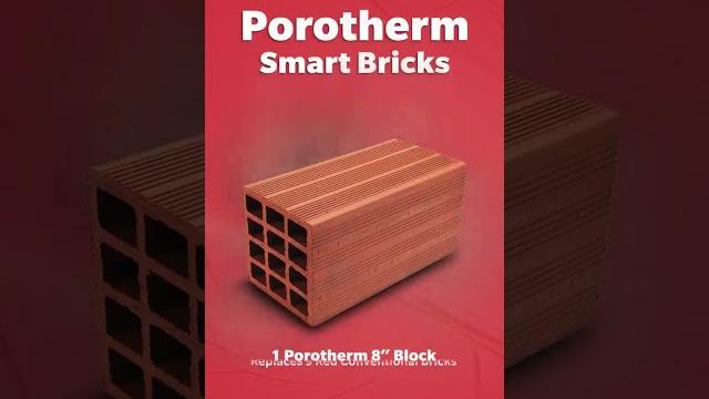 Porotherm bricks- a game-changer in modern construction with perfect size, strength & sustainability Porotherm bricks- a game-changer in modern construction with perfect size, strength & sustainability