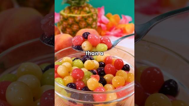 This rainbow popping boba became a sweet salad surprise! This rainbow popping boba became a sweet salad surprise!
