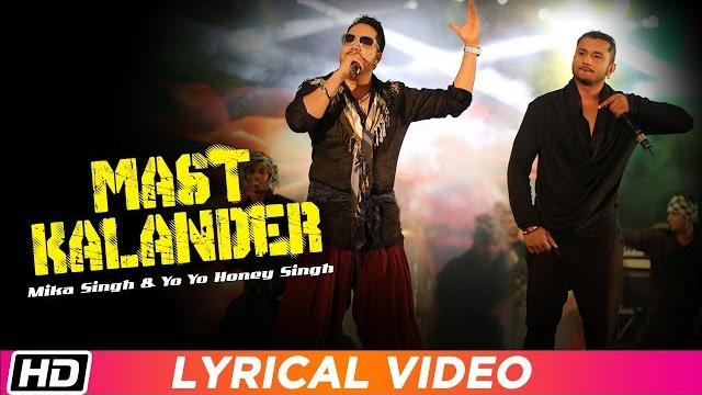 Mast kalander | lyrical video | yo yo honey singh | mika singh | latest punjabi song 2018 Mast kalander | lyrical video | yo yo honey singh | mika singh | latest punjabi song 2018