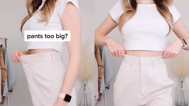 Pants too big? Pants too big?