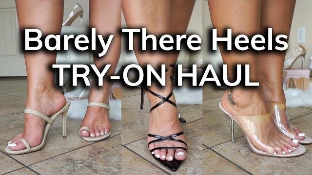 Barely there heels try-on haul | ruby red Barely there heels try-on haul | ruby red