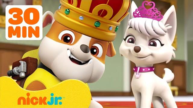Paw patrol royalty rescues & adventures! w/ rubble and sweetie 30 minutes | nick jr. Paw patrol royalty rescues & adventures! w/ rubble and sweetie 30 minutes | nick jr.