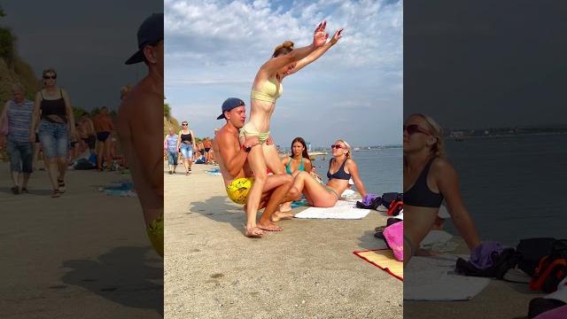 Amazing moment with girl on the beach! Amazing moment with girl on the beach!