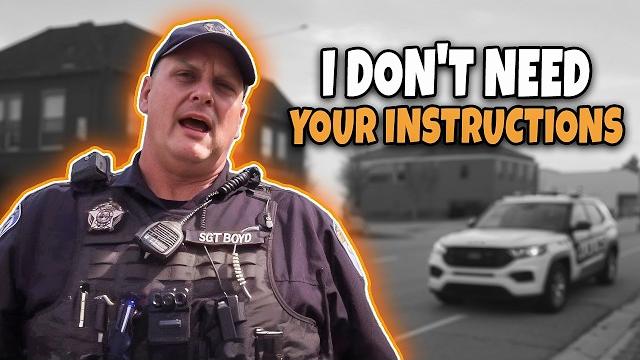 Cops try to intimidate guy for filming in public! know your rights and push it back! | id refusal Cops try to intimidate guy for filming in public! know your rights and push it back! | id refusal