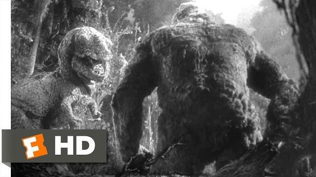 King kong (1933) - kong vs. t-rex scene (4/10) | movieclips King kong (1933) - kong vs. t-rex scene (4/10) | movieclips