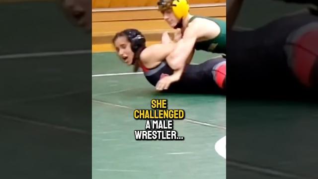 She challenged a male wrestler… but was it worth it? She challenged a male wrestler… but was it worth it?