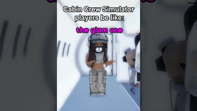 Cabin crew simulator players be like: Cabin crew simulator players be like: