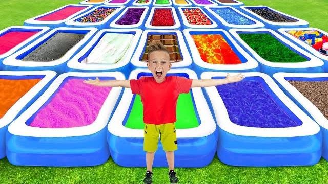 50 mystery pools challenge | dont trust fall into the wrong one! 50 mystery pools challenge | dont trust fall into the wrong one!