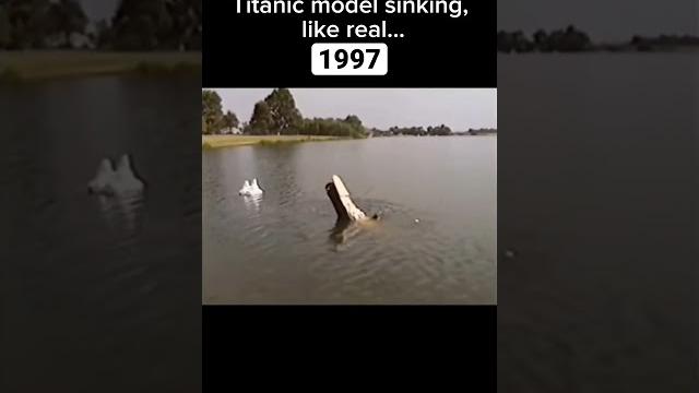 Titanic model sinking #shorts #titanic Titanic model sinking #shorts #titanic