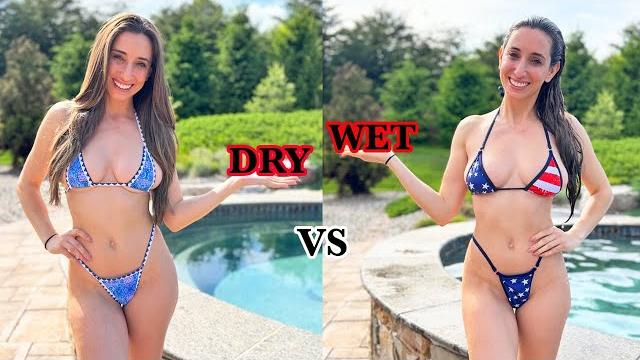First dry vs wet micro bikini haul!!! First dry vs wet micro bikini haul!!!