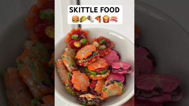 Me realizing i’ve been eating skittles all wrong this whole time #skittles #skittleburger #diy Me realizing i’ve been eating skittles all wrong this whole time #skittles #skittleburger #diy