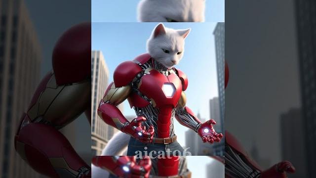 Ironcat #spidercat #hulkcat #ironcat Ironcat #spidercat #hulkcat #ironcat