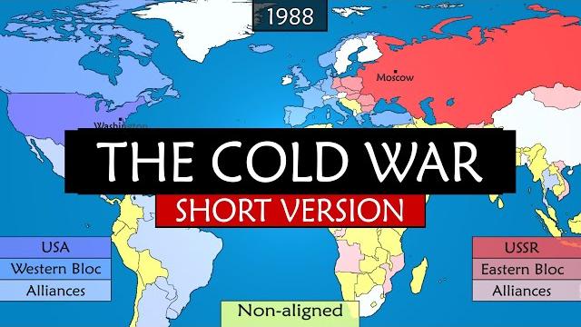 The cold war - summary on a map The cold war - summary on a map