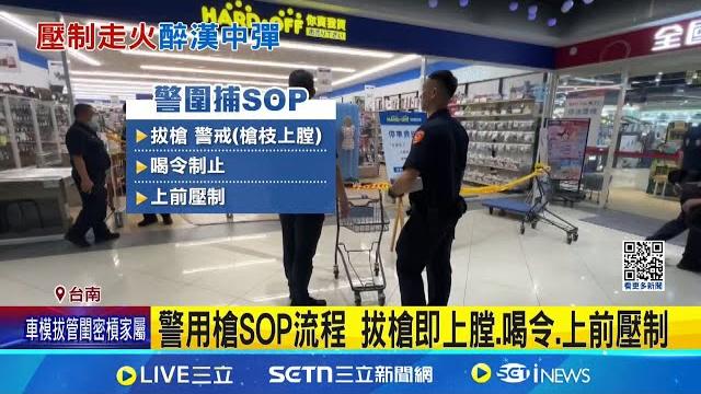 醉漢揮武士刀鬧賣場 警槍枝走火擊中頸部 警制止揮刀醉漢槍枝走火 直擊民眾嚇壞 揮刀醉漢後頸部中彈 仍在加護病房治療中│記者 王紹宇 翁郁雯│新聞一把抓20250613│三立新聞台 醉漢揮武士刀鬧賣場 警槍枝走火擊中頸部 警制止揮刀醉漢槍枝走火 直擊民眾嚇壞 揮刀醉漢後頸部中彈 仍在加護病房治療中│記者 王紹宇 翁郁雯│新聞一把抓20250613│三立新聞台