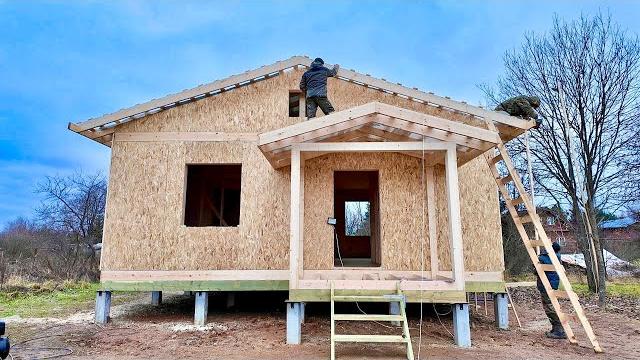 Inexpensive house in 10 days. full construction process Inexpensive house in 10 days. full construction process