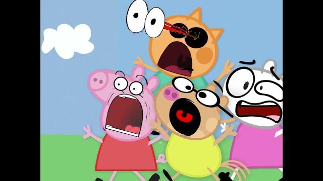 Pizza tower screaming but peppa pig characters #memes #shorts Pizza tower screaming but peppa pig characters #memes #shorts