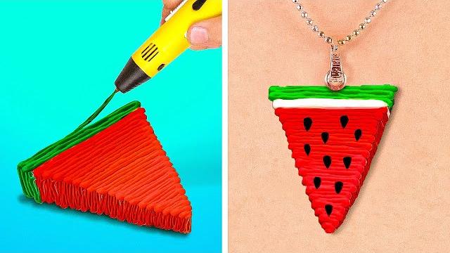 Cool 3d pen and hot glue crafts || || homemade ideas with 3d pen and glue gun by 123 go! series Cool 3d pen and hot glue crafts || || homemade ideas with 3d pen and glue gun by 123 go! series