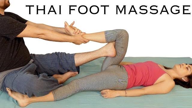 Foot & leg massage tutorial, thai body work, how to, spa techniques, relaxing music, hd 60 fps Foot & leg massage tutorial, thai body work, how to, spa techniques, relaxing music, hd 60 fps