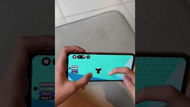 Wall hop handcam mobile #roblox Wall hop handcam mobile #roblox