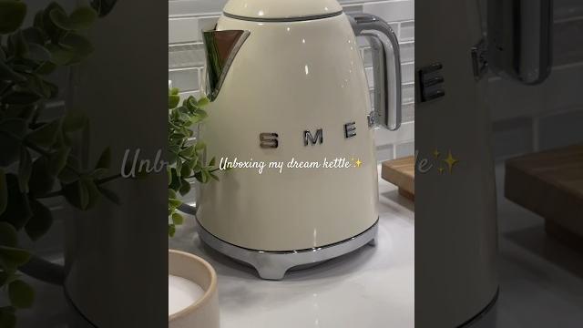 Asmr smeg kettle unboxing Asmr smeg kettle unboxing