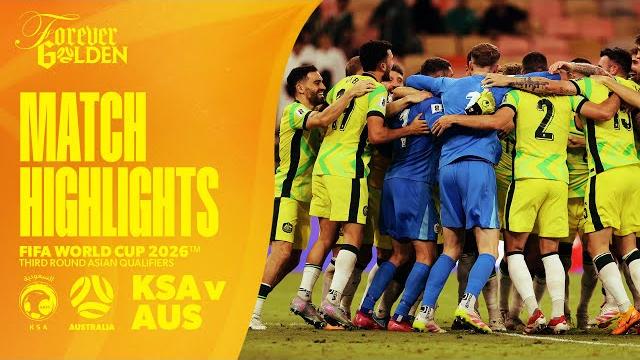 Subway socceroos qualify for 2026 fifa world cup | highlights | saudi arabia v australia Subway socceroos qualify for 2026 fifa world cup | highlights | saudi arabia v australia