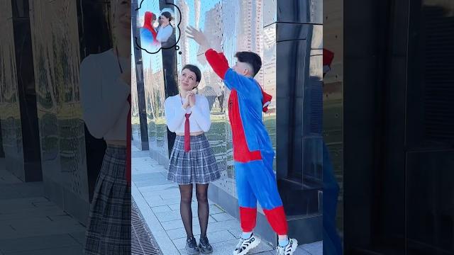 Cute girl fell in love with spider woman #dichik0 #spiderman #pikachu #cute #girl #love #kiss Cute girl fell in love with spider woman #dichik0 #spiderman #pikachu #cute #girl #love #kiss