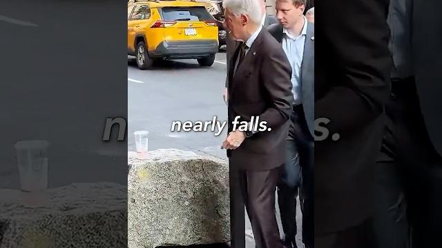 Internet horrified as bill clinton can’t walk Internet horrified as bill clinton can’t walk