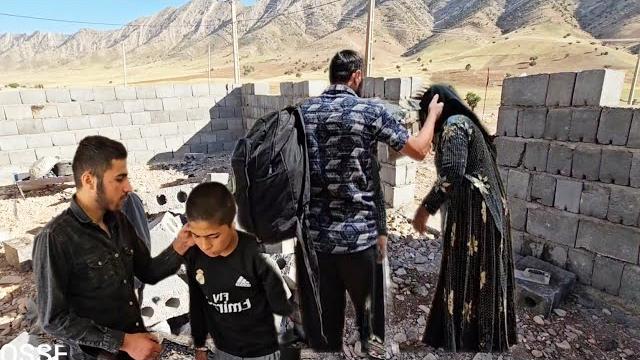 Hossein, the little son of nomads and his mother soraya in the shadow of his older brother hojjat Hossein, the little son of nomads and his mother soraya in the shadow of his older brother hojjat