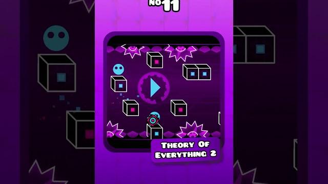 The most liked official geometry dash level... #shorts The most liked official geometry dash level... #shorts