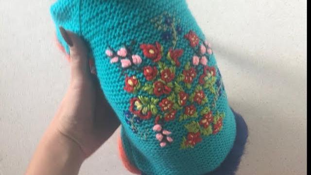 Как связать комбинезон для собаки своими руками Как связать комбинезон для собаки своими руками