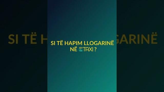 Etaxi - si të hapim llogarinë në etaxi? Etaxi - si të hapim llogarinë në etaxi?